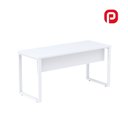 Ver imagem 3 de Mesa Madeira M150/60P25TUB 150cm Industrial Branco