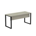 Ver imagem 3 de Mesa Madeira M150/60P25TUB 150cm Industrial Nogueira Casablanca e Preto Bege