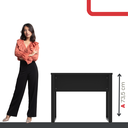 Ver imagem 5 de Escrivaninha M90/60p25tub 90cm Industrial Preto