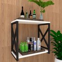 Ver imagem 2 de Adega Bar Industrial para Bebidas Prateleira Dupla Branco