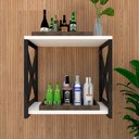 Ver imagem 5 de Adega Bar Industrial para Bebidas Prateleira Dupla Branco