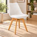 Ver imagem 7 de Conjunto Mesa de Jantar Redonda Preta 80cm com 2 Cadeiras Saarinen Leda Almofadadas para Sala de Jan