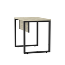 Ver imagem 7 de Escrivaninha M90/60P25TUB 90cm Industrial Nogueira Casablanca e Preto Bege