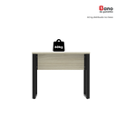 Ver mais imagens de Escrivaninha M90/60p25tub 90cm Industrial Nogueira Casablanca E Preto