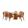Conjunto Sala de Jantar Mesa 180cm Madeira Maciça Persia 6 Cadeiras Atila - 2