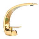 Ver imagem 2 de Torneira Banheiro Cascata Misturador Monocomando Aço Inox 304 Dourada Luxo - Brinovar