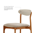 Ver imagem 7 de Conjunto de Mesa de Jantar Retangular em Madeira Maciça com Vidro e 8 Cadeiras Genova Monaco Yescasa