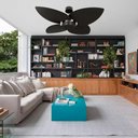 Ver imagem 3 de Ventilador de Teto Com Controle Remoto Natuvent Dahlia No Light 4 Pás Madeira Preto 220v