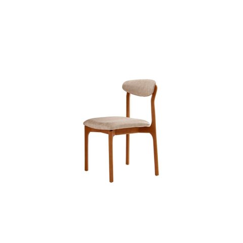 Kit 2 Cadeiras para Sala de Jantar Monaco Madeira Maciça Marrom/Imbuia