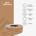 Ver imagem 2 de Painel Ripado Laminado Autocolante Bege Carvalho 5 Metros