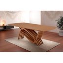 Ver imagem 1 de Mesa para Sala de Jantar Zurick 220cm Madeira Maciça Marrom/Imbuia/Cinamomo