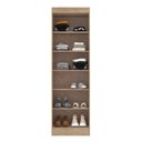 Ver imagem 2 de Guarda-Roupa em MDP 2 Portas Wood 54,4cm Marrom