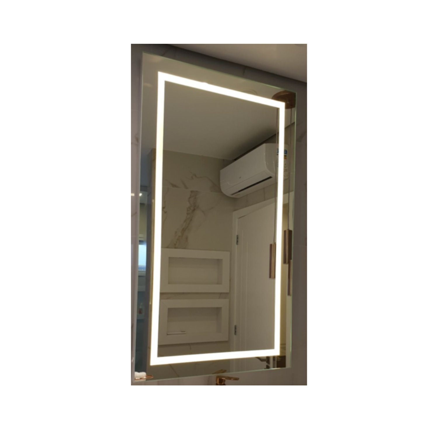 Espelho Camarim 100x70cm Retro Iluminado Led - 4