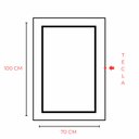 Ver imagem 5 de Espelho Camarim 100x70cm Retro Iluminado Led