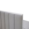 Cabeceira Casal 140cm Ripada 100% Mdf Estofada Isis com 02 Mesas de Cabeceira Espresso Móveis - 9