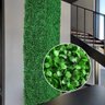 3 Placas para Parede Verde Buxinho Artificial 60x40 Plantas com Aparência Real Decoração Rústica - 7
