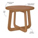 Ver imagem 5 de Mesa de Centro Jasmin Marrom 100% MDF