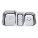 Ver imagem 1 de Cuba de Cozinha Aço Inox 1mm Escovado C301 98,4x52,7x22,8 Cm