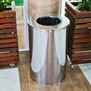 Ver imagem 4 de Lixeira em Aço Inox 30l Aro Redonda