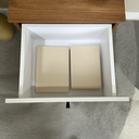 Ver imagem 7 de Mesa Lateral de Apoio 1 Gaveta com Pintura Palha Trama Marrom