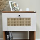 Ver imagem 6 de Mesa Lateral de Apoio 1 Gaveta com Pintura Palha Trama