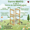 Ver imagem 2 de Torre Aprendizagem Montessori 4 em 1 Freijo e Verde