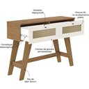 Ver imagem 5 de Aparador Trama 2 Gavetas com Pintura 3D Palha