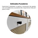 Ver imagem 7 de Aparador Trama 2 Gavetas com Pintura 3D Palha Marrom/Cinamomo/Off White