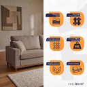 Ver imagem 3 de Sofá Living Marau 2,30m Bouclê Marrom - King House