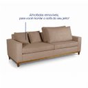 Ver imagem 4 de Sofá Living Marau 2,30m Bouclê Marrom - King House