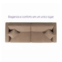 Ver imagem 6 de Sofá Living Marau 2,30m Bouclê Marrom - King House