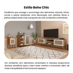 Mesa Lateral de Apoio 100% MDF com Porta em Palinha Charlotte - 14
