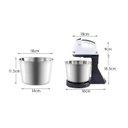 Ver imagem 4 de Batedeira Misturador 110v 300w 7 Funçoes Capacidade 2 Litros