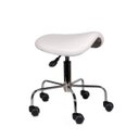 Ver imagem 1 de Cadeira Mocho Sela Texas Style Branca Cromada Dentista Tatuador Estetica Manicure Odontologia