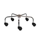 Ver imagem 4 de Cadeira Mocho Sela Texas Style Branca Cromada Dentista Tatuador Estetica Manicure Odontologia