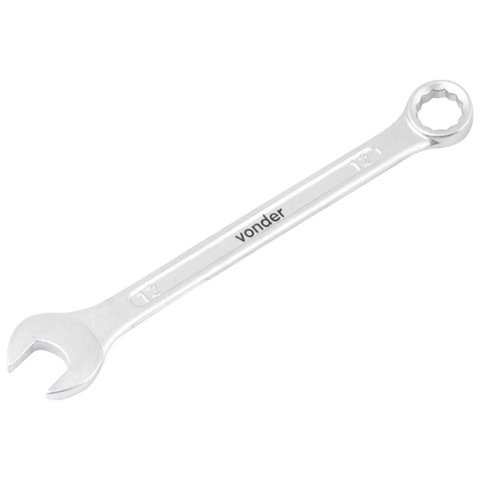 Chave Combinada 15mm Aço Cromado Vanádio Reta - 3742150000 - Vonder