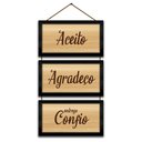 Ver imagem 6 de Kit Quadros E Corda 3Pçs 17X32 Moldura Preta
