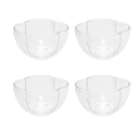 Ver imagem 1 de Tigelas de Vidro Resistente Butterfly Pequena Sorvete Bolo Pudim- 4 Unidades Wolff 20599