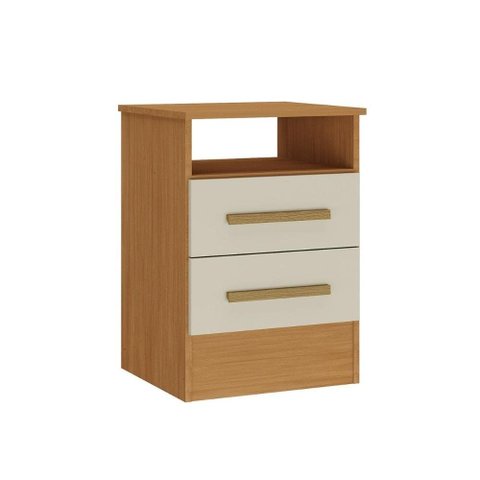 Mesa de Cabeceira Garda Rodial Cinamomo Off White