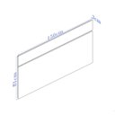 Ver imagem 2 de Cabeceira Casal 150cm em MDF Lara Cinza/Titânio