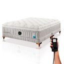 Ver imagem 1 de Colchão Queen Latex Foam de Látex Smart Pocket Qgel com Cobre - 158x198cm - Box e Kit Zen