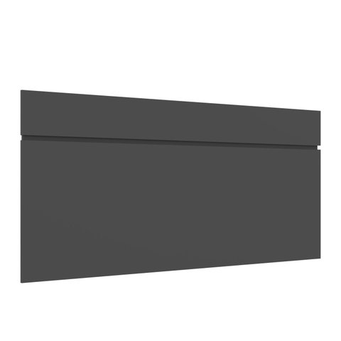 Cabeceira Queen 100% MDF 170cm Lara Titânio Cinza