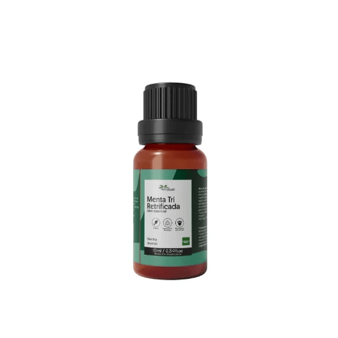 Óleo Essencial de Menta Tri Retrificada Concentrado - 10ml.