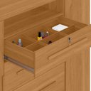 Ver imagem 5 de Comoda 4 Gavetas 2 Portas 1 Nicho com Rodizios Versa 135 cm Cinamomo Zanz