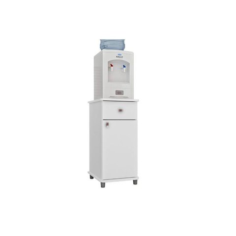 Balcão Lavanderia Multiuso ASM153 c/ 1 Porta e 1 Gaveta Branco - Movelbento