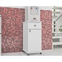 Ver imagem 3 de Balcão Lavanderia Multiuso ASM153 c/ 1 Porta e 1 Gaveta Branco - Movelbento