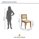 Ver imagem 4 de Conjunto 2 Cadeiras Rainha em Madeira Maciça