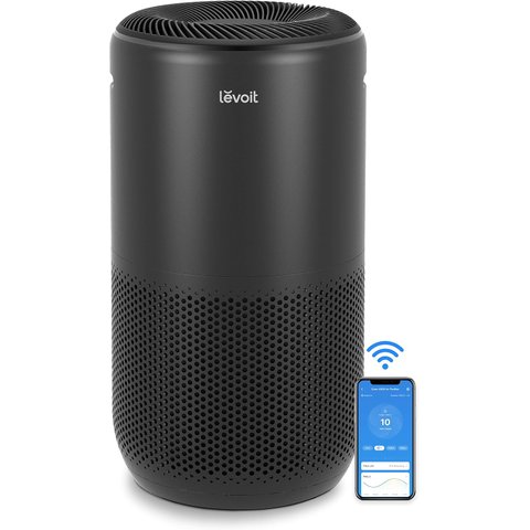 Levoit Purificador de Ar Core 400s, 1980 Ft², Smart e Wifi (preto)