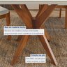 Conjunto Sala de Jantar Mesa Donna com 4 Cadeiras Lady em Madeira Maciça - 3
