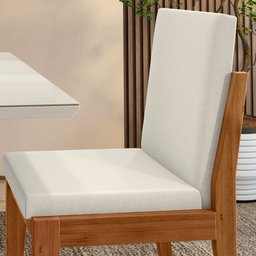 Conjunto Sala de Jantar Mesa Donna com 4 Cadeiras Lady em Madeira Maciça - 11